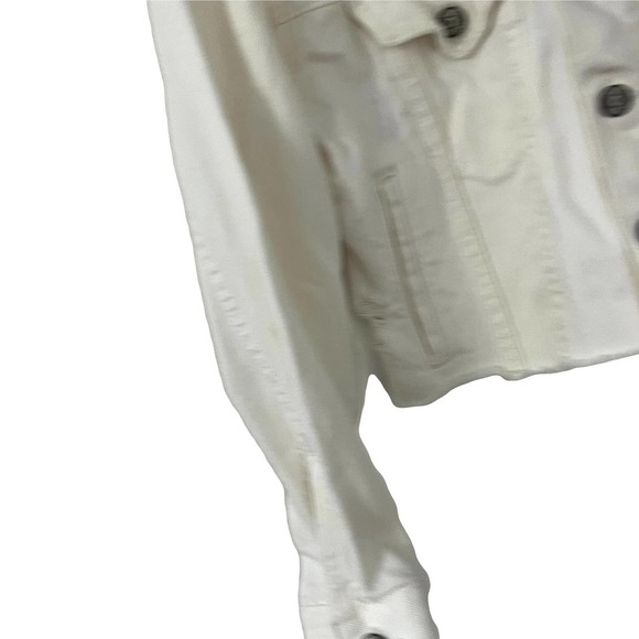 Boyish By Her Designed In Los Angeles Harvey White Denim Jacket  Size XS - Picture 6 of 8